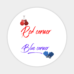 Red corner vs blue corner Magnet